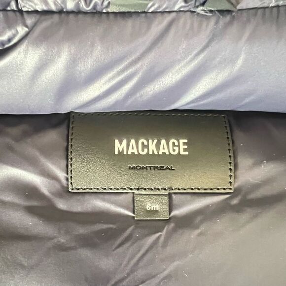 MACKAGE Morgan Water Repellent Down Insulated Hooded Puffer Jacket, 6 Months NWT - Picture 13 of 17